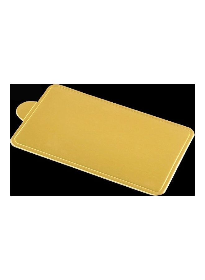 1000 Pcs Medium Rectangle Cake Cardboard Pad Golden 14 x 14 x 52cm - Image 2