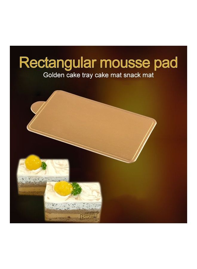 1000 Pcs Medium Rectangle Cake Cardboard Pad Golden 14 x 14 x 52cm - Image 3
