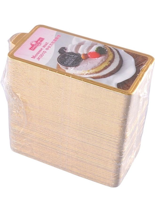 1000 Pcs Medium Rectangle Cake Cardboard Pad Golden 14 x 14 x 52cm - Image 5