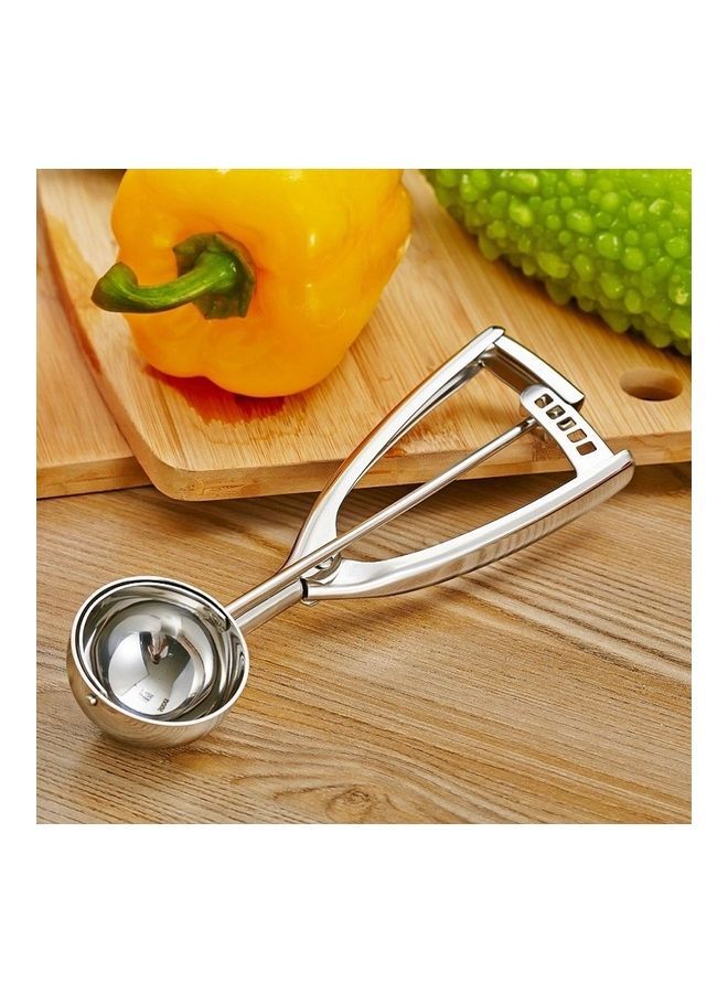 مغرفة آيس كريم فضي 23 x 7 x 4سم - Image 1