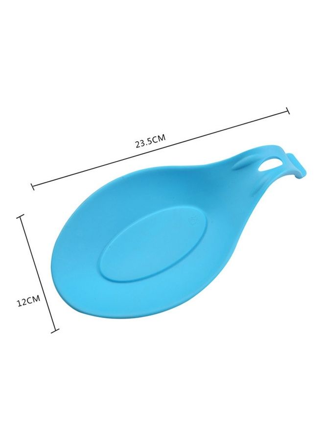 بساط ملعقة مقاوم للحرارة أزرق 23.5 x 12سم  - Image 2