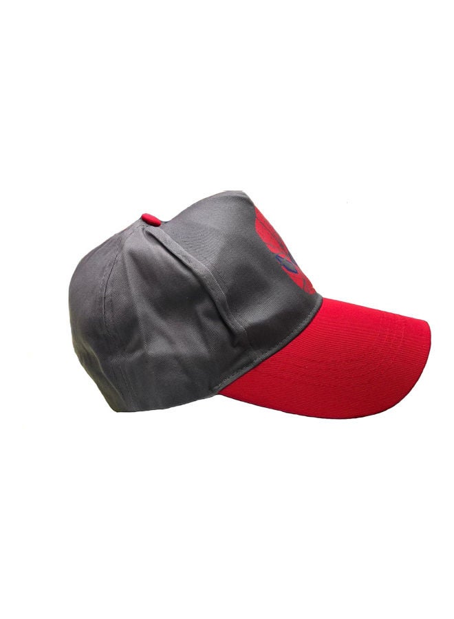 Generic Spiderman Printed Cap Dark Grey/Red  - Image 3