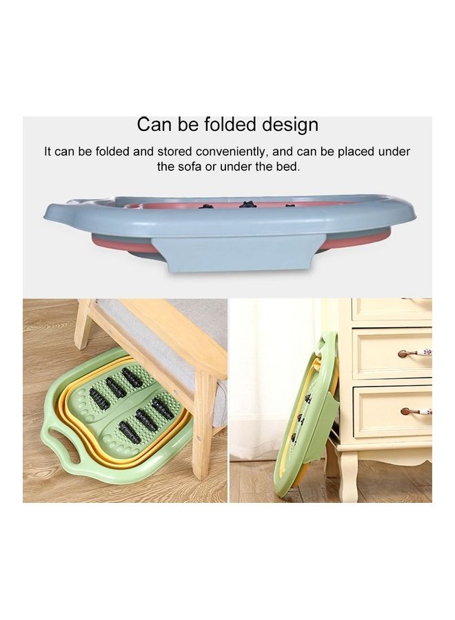 Household Foldable Foot Massage Foot Bath Green 48*21*39cm - Image 5