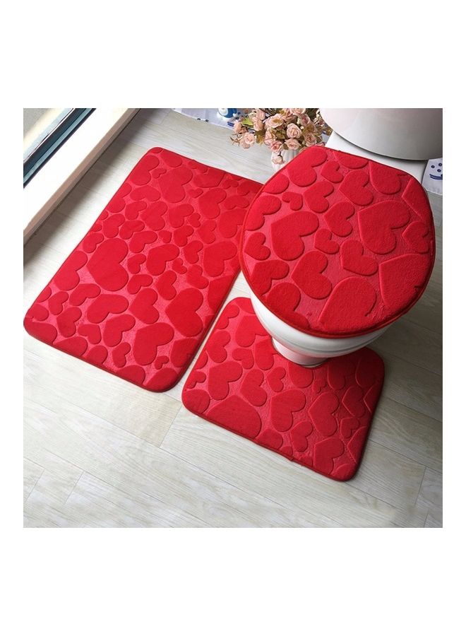 3 Pieces Anti Slip Washable Carpet Multicolour 50x10x80cm - Image 2