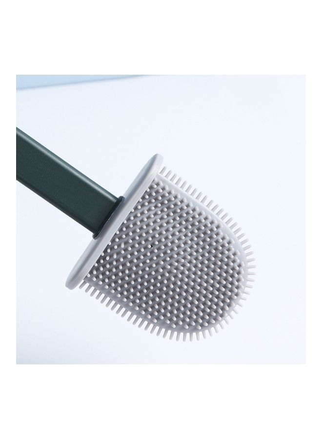 فرشاة مرحاض منزلية مبتكرة بمقبض طويل من المطاط الناعم متعدد الألوان 38 x 6 x 12سم - Image 3