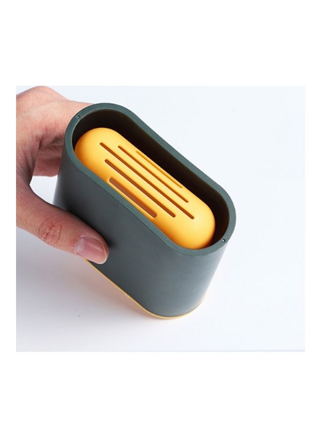 فرشاة مرحاض منزلية مبتكرة بمقبض طويل من المطاط الناعم متعدد الألوان 38 x 6 x 12سم - Image 5