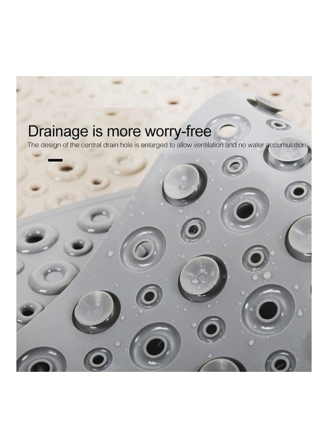 Generic - PVC Odorless Tasteless Non-Slip Bathroom Mat Carpet with TPR Sucker Bug Green 53*8*20cm - Image 1