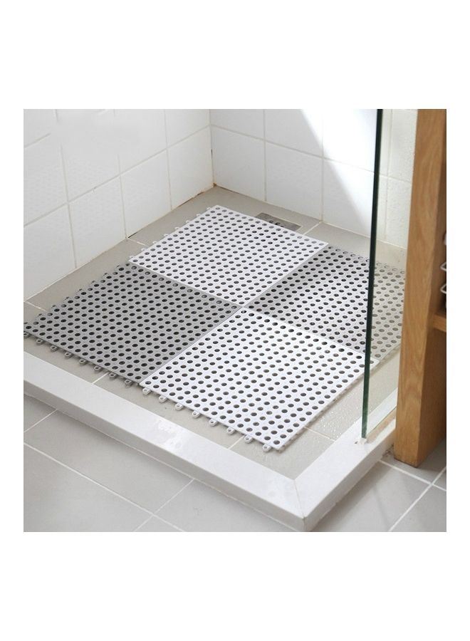 4 Pieces Non-slip Shower Bathroom Square Mat Assorted 30x8x30cm  - Image 1