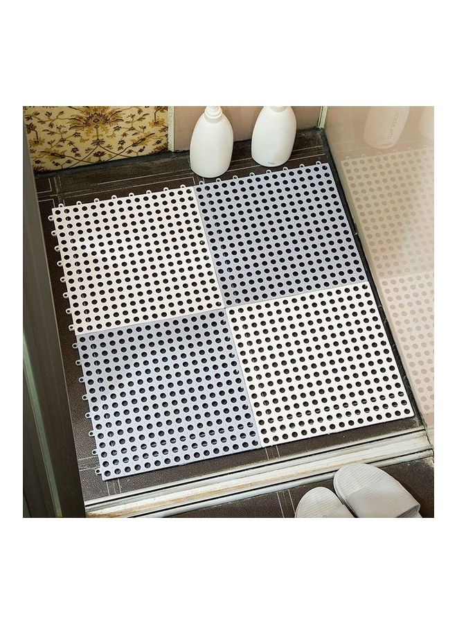 4 Pieces Non-slip Shower Bathroom Square Mat Assorted 30x8x30cm  - Image 3