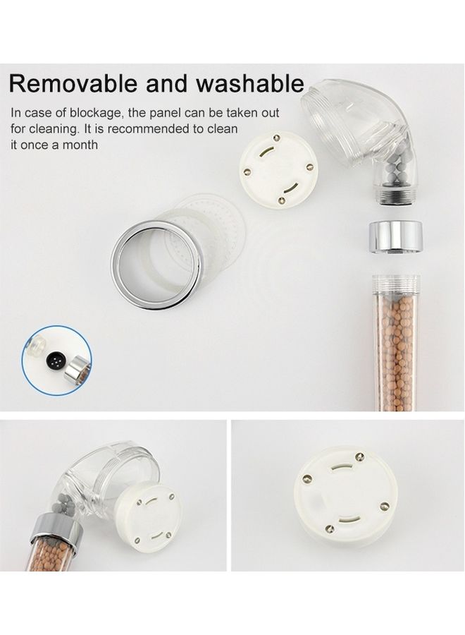 Temperature Sensor Negative Ions RGB LED Shower Head Multicolour 22 x 6 x 9cm - Image 5
