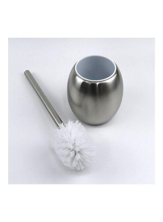 Bathroom Cleaning Brush Creative Stainless Steel Toilet Brush Multicolour 14x25x15cm - Image 2