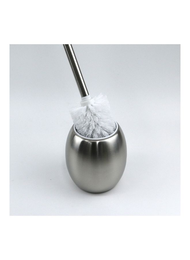 Bathroom Cleaning Brush Creative Stainless Steel Toilet Brush Multicolour 14x25x15cm - Image 3