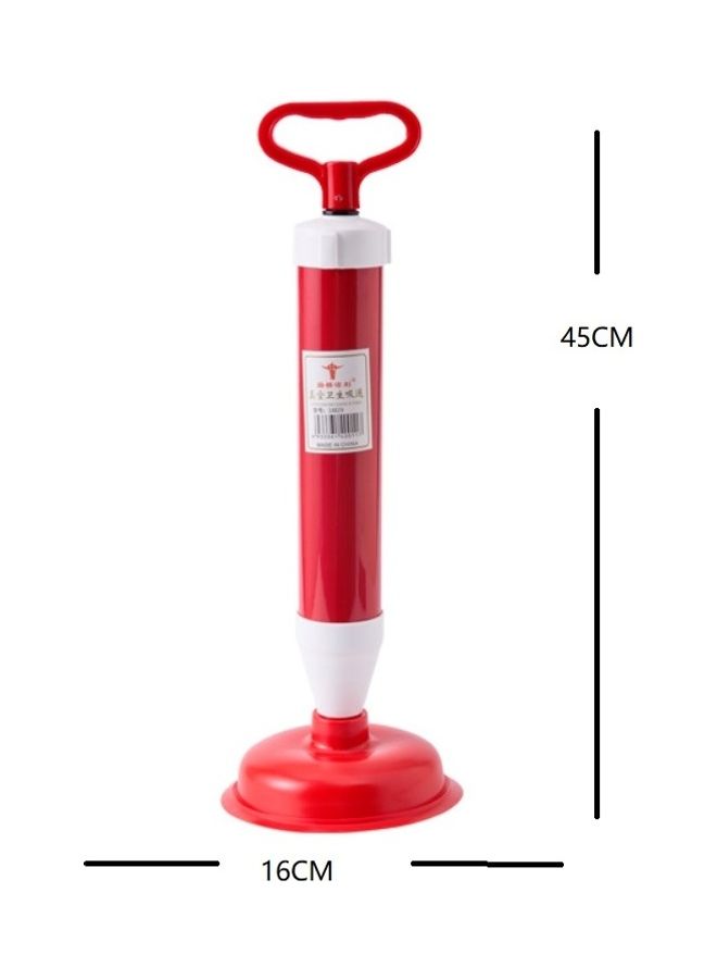 Household Sewer Dredge Toilet Suction Cup Vacuum Powerful Suction Pump Multicolour 19*50*19cm - Image 3