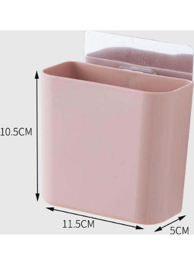 3 Pieces Bathroom Rack Wall-mounted Suction Cup Free Punch Storage Box Multicolour 22x12x13cm - v1608013516/N43033016A_3