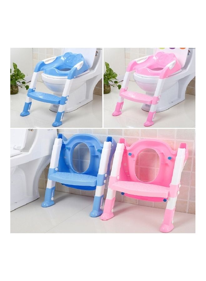 Baby Potty Toilet Chair Training Seat With Adjustable Ladder Infant Anti Slip Folding Toilet Trainer Safety Seats - Image 4