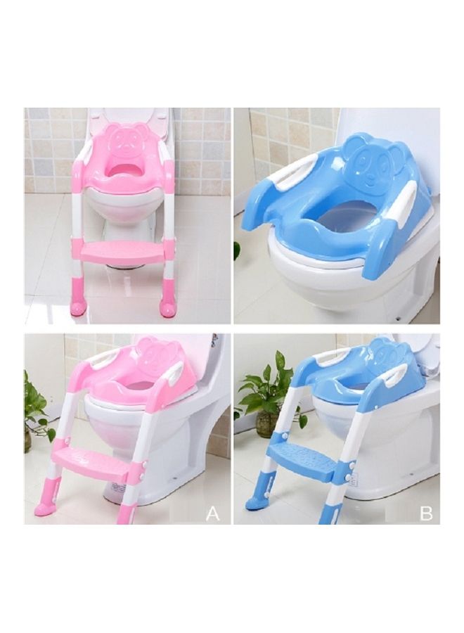 Baby Potty Toilet Chair Training Seat With Adjustable Ladder Infant Anti Slip Folding Toilet Trainer Safety Seats - Image 5