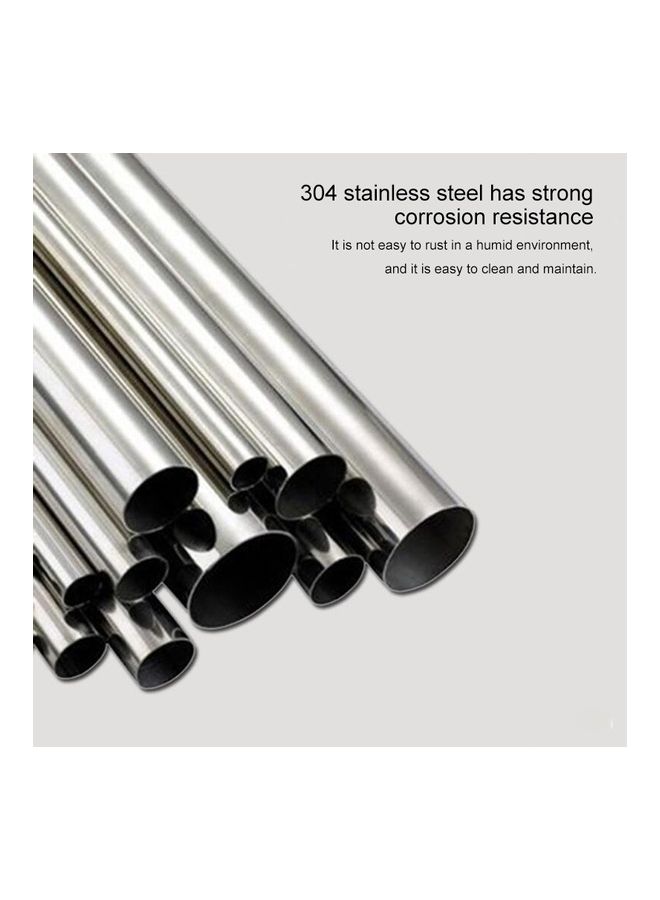 Stainless Steel Sticky Hook Kitchen Bathroom Multi-functional Hole Free Wall Mount Holder Multicolour 10x6x6cm - Image 4