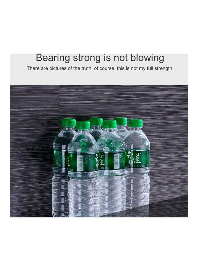 Bathroom Wall-Mounted Waterproof Paper Tissue Roll Stand Holder Multicolour 45 x 18 x 15cm - Image 4
