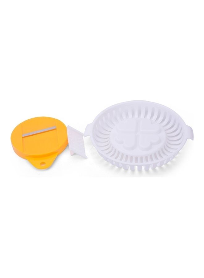 Generic - Microwave Oven Homemade Machine Device With Slicer And  Plate Multicolor 21x4x21cm - Image 1