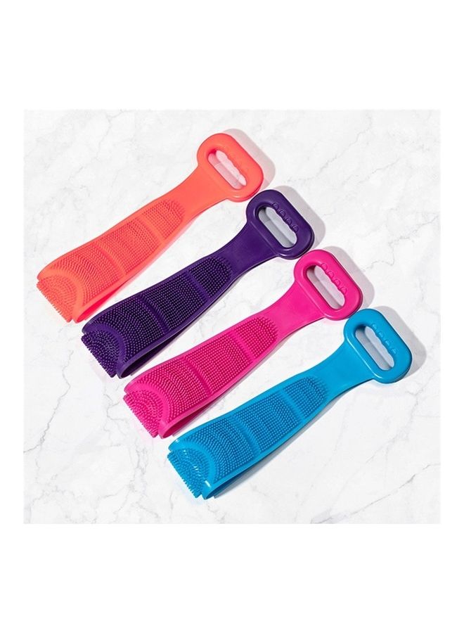Generic Silicone Massage Pull Strap Powerful Exfoliating Rubbing Bath Artifact Multicolour  - Image 5