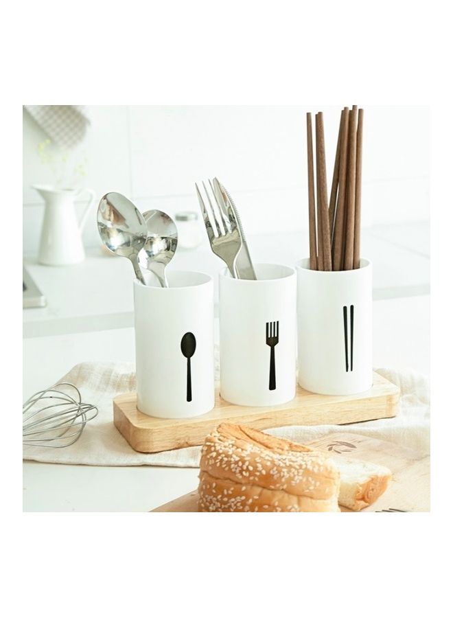 Chopsticks Storage Box White 30x19x15cm - Image 1
