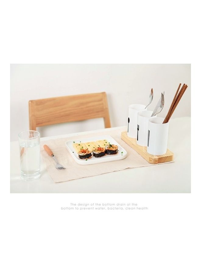 Chopsticks Storage Box White 30x19x15cm - Image 3