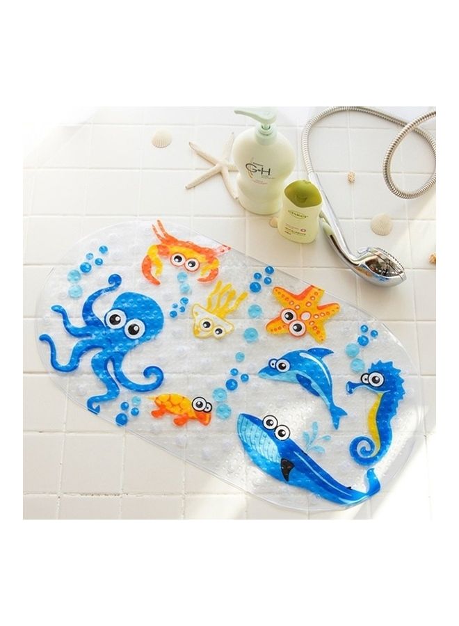 Cartoon Animal Pattern PVC Non- Slip Bath Mat Shower Mat Multicolour 40x5x30cm - Image 1