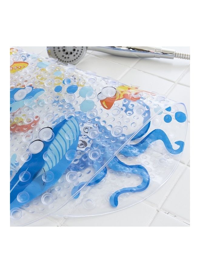 Cartoon Animal Pattern PVC Non- Slip Bath Mat Shower Mat Multicolour 40x5x30cm - Image 5