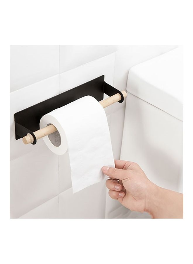 ماستون حامل غير مثقوب للفافة ورق المطبخ أبيض 25x8x8سم - Image 2