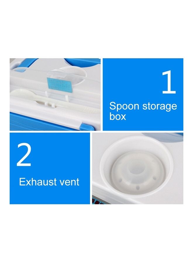 Electric Heating Food Container Red 26 x 17 x 26cm - Image 5