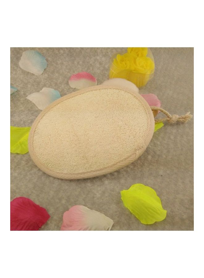 Natural Loofah Shower Sponge Body Washing  Bath Pad Multicolour 10x2x10cm - Image 3