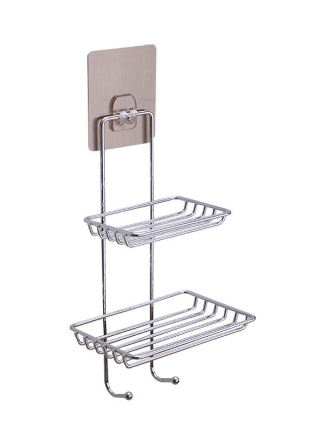 Maston Creative Double Layer Stainless Steel Multicolour 22x11x15cm - Image 1