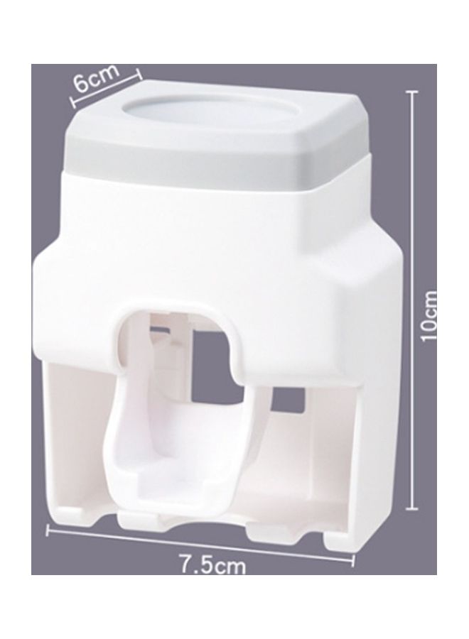 5 Pieces Bathroom Wall-mounted Automatic Toothpaste Squeezing Artifact Multicolour 15x15x35cm  - Image 3