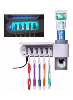 Generic Automatic Toothpaste Dispenser Dental UV Ultraviolet Toothbrush White 27x16x10cm  - Image 1