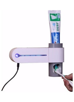 Generic Automatic Toothpaste Dispenser Dental UV Ultraviolet Toothbrush White 27x16x10cm  - Image 3