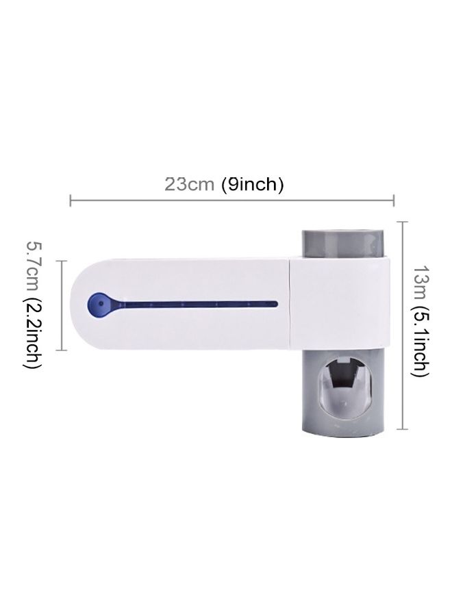 Automatic Toothpaste Dispenser Dental UV Ultraviolet Toothbrush White 27x16x10cm  - Image 4