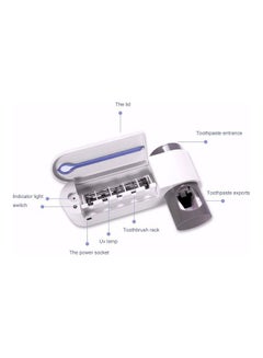 Generic Automatic Toothpaste Dispenser Dental UV Ultraviolet Toothbrush White 27x16x10cm  - Image 5