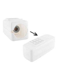 Generic Automatic Toothpaste Dispenser With Toothbrush Holder White 17x8x12cm  - Image 3