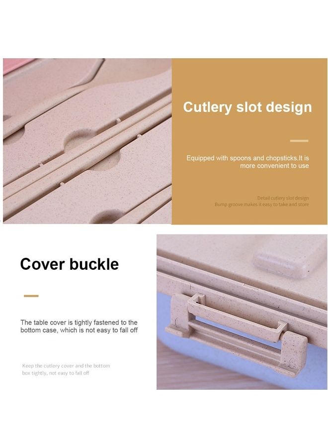 Portable Lunch Box Pink 28x19x7cm - Image 4