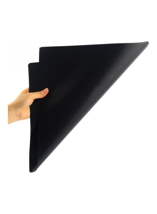 طقم بساط شواء بسطح مانع للالتصاق من 5 قطع أسود 40x33سم  - Image 2