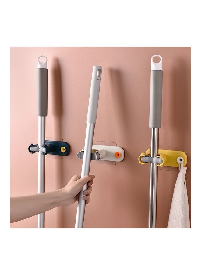 5-Piece Non-Marking Mop Rack Set Beige/Grey/Orange  - Image 2
