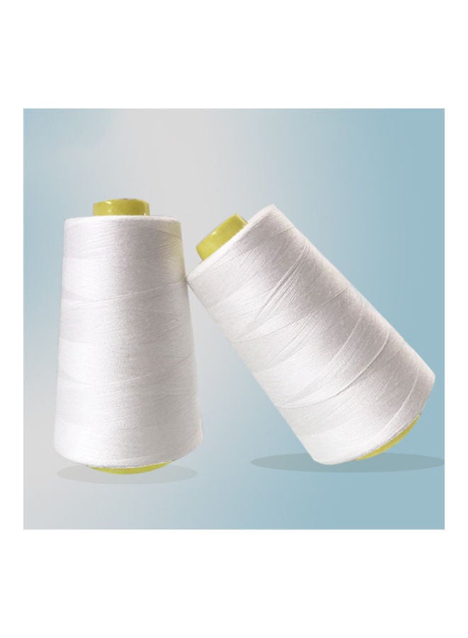 4Pcs Yard Polyester Sewing Machine Fabric Overlock Thread Line Cone Black+White 26 x 21 x 13cm - Image 4