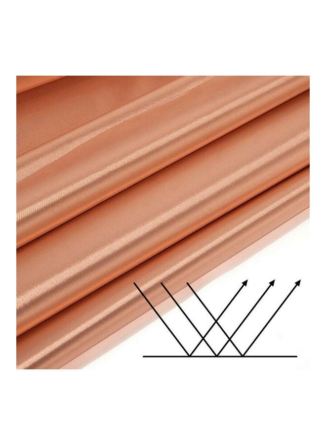 Anti Radiation Lining Cloth Blocking RFID Shielding Signal Protection Fabric Brown 100 x 110 x 0.2cm - Image 4