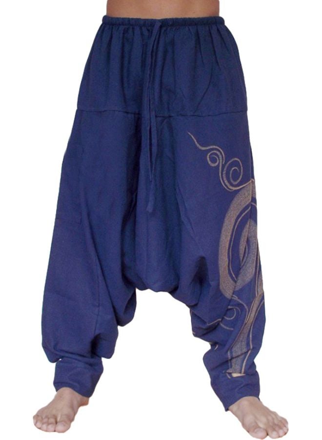 Casual Harem Pants Blue  - Image 1