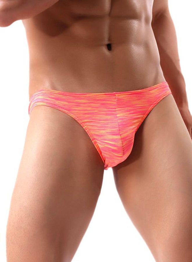 Elastic Low-Rise Briefs Orange 