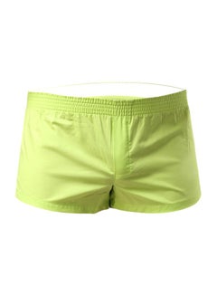Solid Swimming Shorts Green