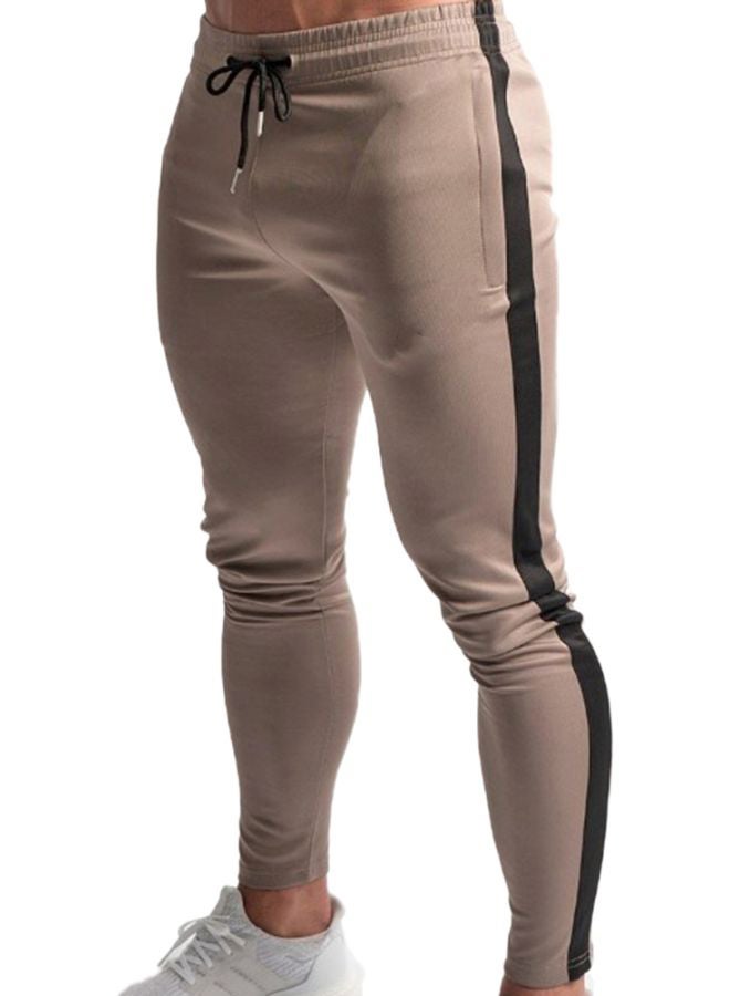Side Striped Jogger Khaki