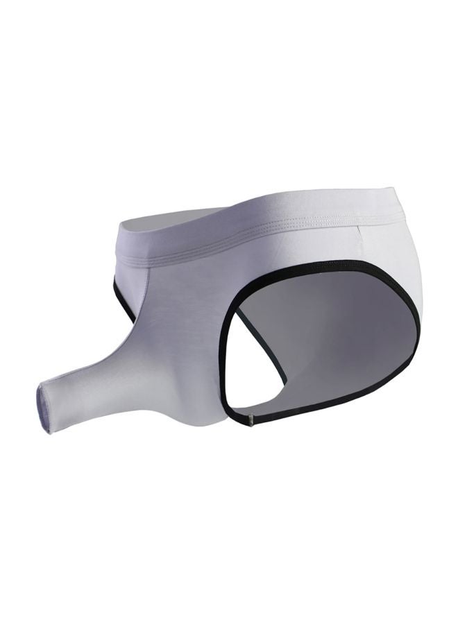 Elephant Nose Open Briefs Grey 