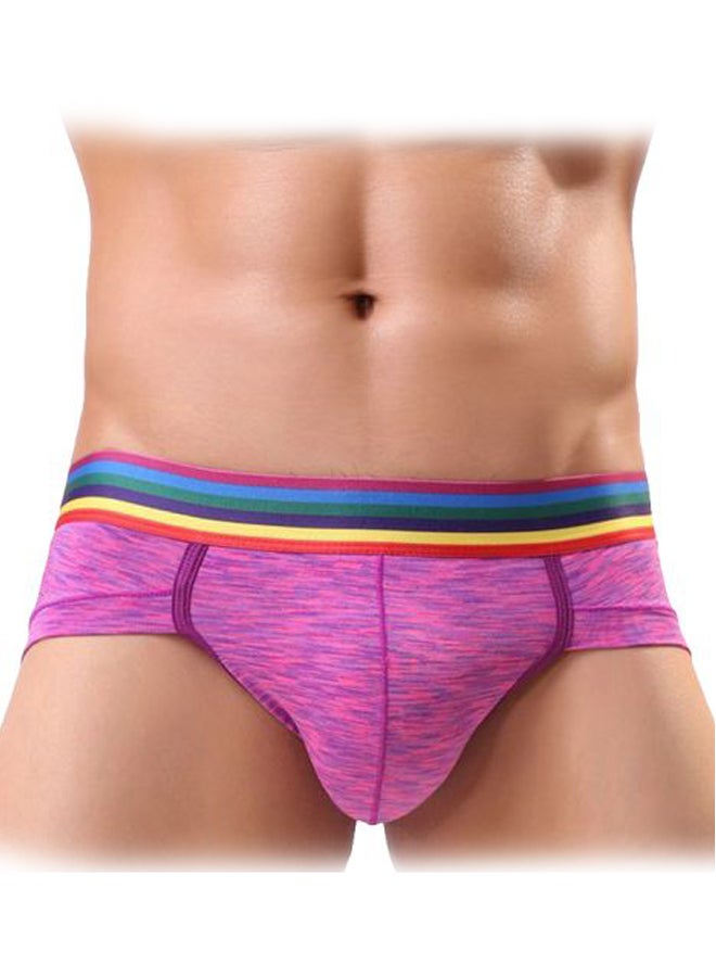 Bulge Pouch Convex Briefs Purple 