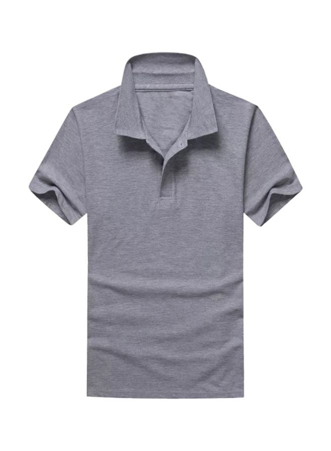 Solid T-Shirt Grey